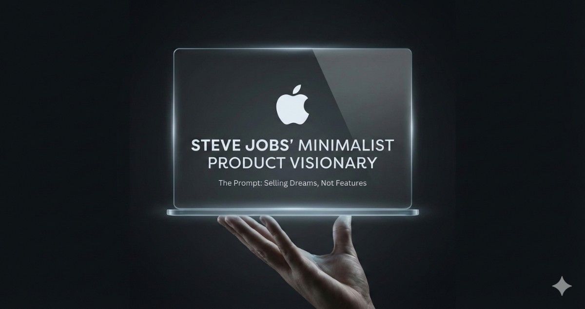 ChatGPT Prompt to Create Steve Jobs-Style Product Descriptions