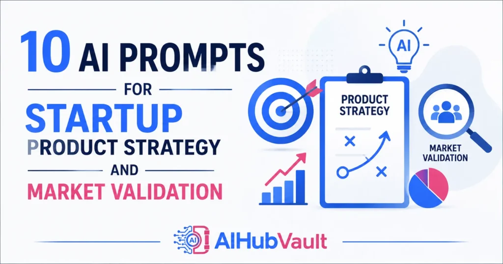10 AI Prompts for Startup Product Strategy and Market Validation