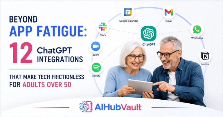 Beyond App Fatigue: 12 ChatGPT Integrations That Make Tech Frictionless for Adults Over 50